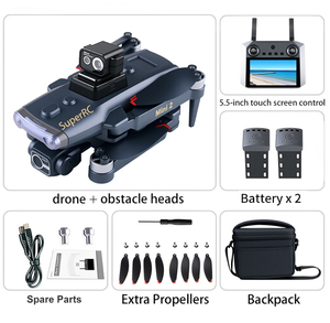 Q3 Pro Mini 2 <span class=keywords><strong>Drone</strong></span> GPS 4k Profesional 3-trục Gimbal <span class=keywords><strong>2025</strong></span> kép máy ảnh 5G Wifi FPV rc Quadcopter với tránh chướng ngại vật bay không người lái - Product Image 6