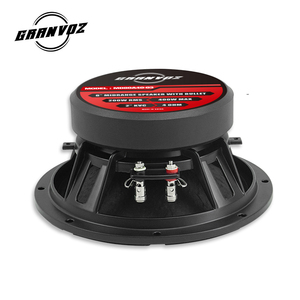 Haut-parleurs de médium pour voiture GRANVOZ en stock, 400W MAX, 4 Ohm, panier en aluminium, 8 pouces, design balle en aluminium avec borne de connexion - Product Image 5