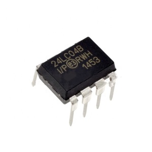 24LC04B-I/P Puces EEPROM IC originales PDIP-8 24LC04B 24LC04B-I/P - Product Image 1