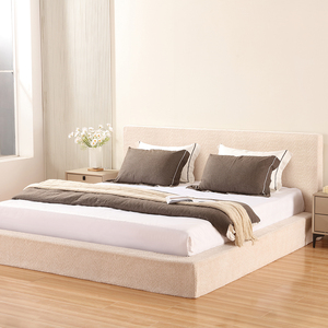 Testiera Imbottita in Schiuma ad Alta Densità Comprimibile, Montaggio a Parete, Rivestimento Lavabile, <span class=keywords><strong>Letto</strong></span> Morbido Sottovuoto - Product Image 6