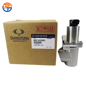 Pièces automobiles d'origine Ssangyong, soupape de recirculation des gaz d'échappement 6651400660, kit de soupape <span class=keywords><strong>EGR</strong></span> du moteur, soupapes de moteur ActYon Kyron Rexton - Product Image 1