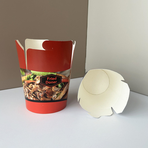Ingrosso stampa corea tonda 16 Oz biodegradabile usa e getta grande Indomie Eco da asporto Pasta in carta Kraft scatola ciotola di <span class=keywords><strong>Noodle</strong></span> istantanea