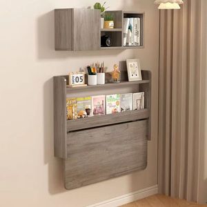 Escritorio suspendido plegable para el hogar moderno, escritorio de escritura para estudiantes, mesa de ordenador portátil, venta directa de fábrica - Product Image 2