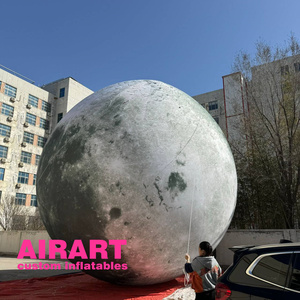 Ánh sáng lên Inflatable lớn mặt trăng bóng, sân khấu treo trang trí thổi lên mặt trăng bóng - Product Image 5