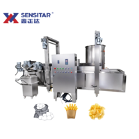 Sensitar Grootschalige Volautomatische Hoge Productiviteit Frietjes Lijn Efficiënte Chips Maken Fabriek Machine Met Friteuse