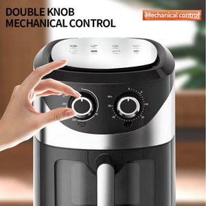Air Fryer Large Capacity Multi Functional Electric 32x29x34 Cm Non Stick <b>PTFE</b> Round Design For Home Use - Product Image 3