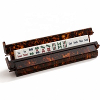 Règle de Mahjong américaine de 17,5 pouces, 2-en-1, avec tige de poussée et outil de rangement de tuiles