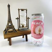 Boissons gazeuses aromatisées aux fruits en canettes PET de 350 ml (lot de 24) pour la vente au détail Wal-Mart, certifiées HALAL ISO22000 HACCP