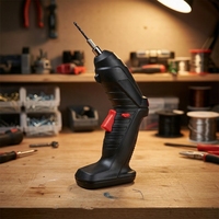 Perceuse sans fil à poignée ergonomique 12V DC à vitesse variable, fonctionnant sur batterie, avec poignée souple pour une fatigue réduite lors d'une utilisation prolongée