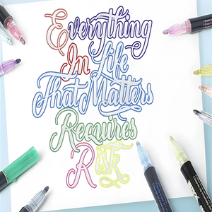 Directo de fábrica 48 colores doble línea brillo metálico contorno rotulador para Navidad DIY tarjeta <span class=keywords><strong>Graffiti</strong></span> arte pintura escritura - Product Image 3