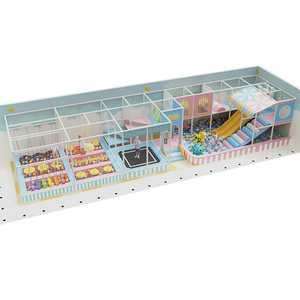 Parque Infantil Seguro para Niños Pequeños, Equipo de Juegos Interior con Tobogán y Piscina de Pelotas para Negocios de Centros de Juego Interiores - Product Image 2