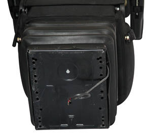 Asiento con Suspensión Ajustable de Cuero PVC KL Seating, Reposabrazos Negro, Nuevo, Piezas de Equipo de Manipulación - Product Image 5