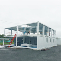 PTH – Maisons conteneurs modulaires en panneaux sandwich d'acier de 20 pieds, livrées en kit, pour salon, installation rapide, isolation thermique – Vente directe usine