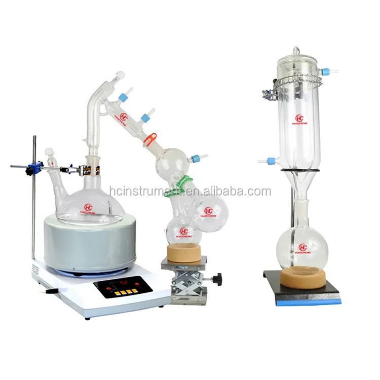 2L Reflux Methanol Mercury Steam Distillation Equipment Essential Oil With Stirring
