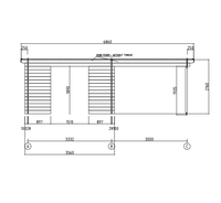 Petite maison Pinus sylvestris de 9 m² Maison de jardin extérieure personnalisée Cabane en rondins