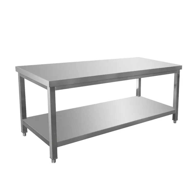 Customized Commercial Hotel Restaurant stainless steel kitchen equipment work table