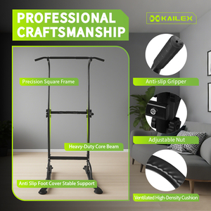 Tháp tập luyện sức mạnh bằng thép tự đứng, có thể điều chỉnh chiều cao, dành cho tập luyện thể dục tại nhà - Product Image 3