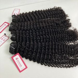 Extensiones de Cabello Humano Rizado Profundo APOHAIR, Trama Doble a Máquina, Cabello Indio Remy, Puntas Completas, Sin Procesar - Product Image 1