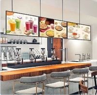 Fabricant chinois haute luminosité 43 \ "55 \" 65 \ "panneaux de menu numériques pour restaurants et hôtels signalisation intelligente