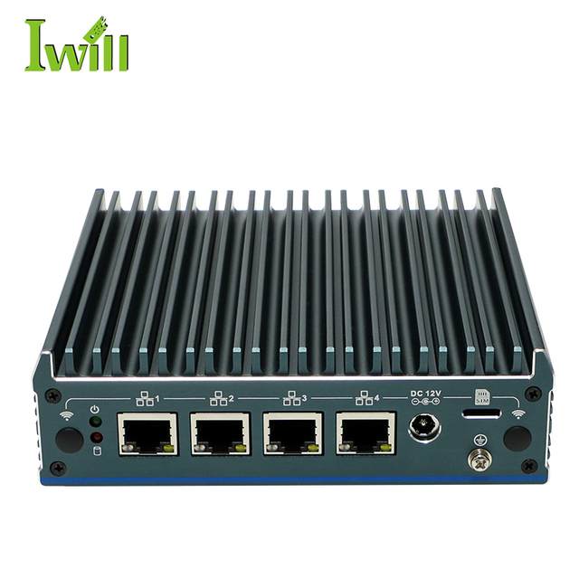Thin Client Price 4 Ethernet Mini Pc N100 Quad Core Firewall Appliance Pfsense Network Router with 4* Intel 2.5G LAN