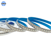 WS2815 Bande LED 12V Adressable Bande LED flexible Individuellement 30 60 144Pixels Point d'arrêt Reprise Couleur de rêve Lumière LED RGBIC