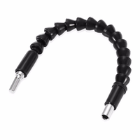 Tige flexible ABS+Métal 300mm pour outils électroniques, support de tournevis, connecteur d'extension à queue hexagonale, embout flexible