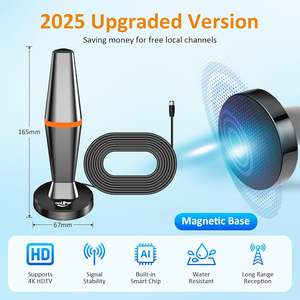 <span class=keywords><strong>Antena</strong></span> de <span class=keywords><strong>TV</strong></span> Digital de Alta Ganancia, 3M, Recepción de 360°, <span class=keywords><strong>Antena</strong></span> <span class=keywords><strong>HD</strong></span> <span class=keywords><strong>para</strong></span> Televisores Inteligentes, Uso en Interiores, Base Magnética Resistente, Recepción de <span class=keywords><strong>TV</strong></span> sin Cables - Product Image 6