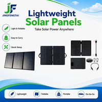 Panneau solaire monocristallin pliable JFT SL-400W 400W 18V haute puissance 34-42V noir pour maison, camping-car et systèmes hors réseau