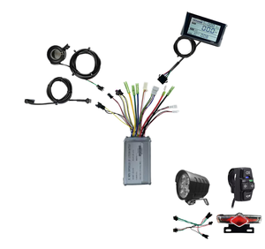 Kit Luce Anteriore <span class=keywords><strong>e</strong></span> Posteriore per <span class=keywords><strong>E</strong></span>-Bike 36V-60V con Batteria, Clacson, Faro, Interruttore <span class=keywords><strong>e</strong></span> Luce Posteriore con Funzione di Indicatore di Direzione - Product Image 2