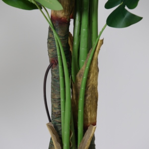 Monstera Deliciosa, arbre décoratif en bonsaï, plantes en plastique, pots, aménagement paysager, plantes modernes, plantes d'intérieur, plantes artificielles - Product Image 3