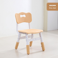 Ensemble de chaises pour enfants en plastique réglables, design moderne, capacité maximale de charge de 220 lb, 3 à 6 ans, couleur personnalisée, salle de classe familiale, garderie