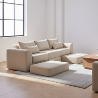 Direkt ab Werk Schnelle Lieferung Kleiner Paketversand Sofa Komprimierter Vakuum-Schwamm Sektionales Modernes Langlebiges Bettset Wohnzimmer