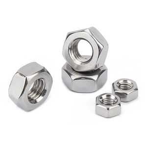 Suministro directo de fábrica OEM M18 tuerca hexagonal Unf grado 8 10 <span class=keywords><strong>DIN</strong></span> <span class=keywords><strong>934</strong></span> <span class=keywords><strong>A2</strong></span> <span class=keywords><strong>70</strong></span> M4 M5 M8 10mm M10 tuercas hexagonales pesadas métricas Acero inoxidable M14 - Product Image 3