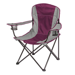 Meubles de camping, chaise pliable, en métal, lot de 2 pièces - Product Image 5