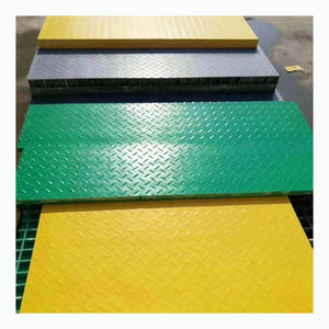 รุ่นตะแกรง FRP ที่มีคุณสมบัติป้องกันไฟและป้องกันการกัดกร่อนมีบริการตัด - Product Image 2