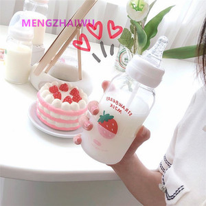 No Stock New Innovative Daily Use Products Creative Cute Glass Eco Friendly Water <strong>Bottle</strong> Kids Girls Portable <strong>Adults</strong> <strong>Baby</strong> Milk Bo - Product Image 4