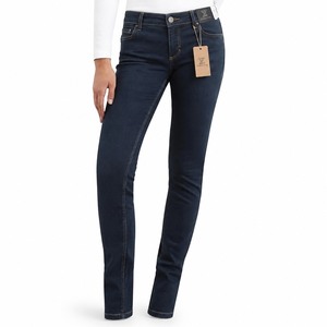 <span class=keywords><strong>Marc</strong></span> OPolo Jeans de mezclilla oscura para mujer B01906012109, corte ajustado de tiro medio, talla 28W / 30L - Product Image 2
