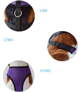 Produsen Grosir Harness Kain Jala Anjing Multiwarna Bernapas - Product Image 2
