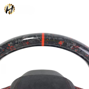 Volant en fibre de carbone pour <span class=keywords><strong>Dodge</strong></span> Challenger, volant Hellcat <span class=keywords><strong>SRT</strong></span> 2015-2024, personnalisation possible - Product Image 3