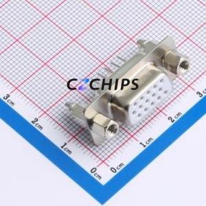 X0515FT7W5 D-Sub/VGA Connector Through hole Component (THT) Connector High Density D-Sub Female 15P Through Hole - Product Image 1