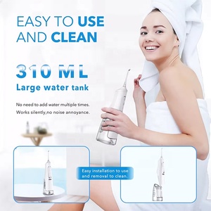 Fabricante profesional <span class=keywords><strong>Precio</strong></span> al por mayor IPX7 Agua Dental Flosser Dientes Pick <span class=keywords><strong>Irrigador</strong></span> oral inalámbrico portátil Recargable - Product Image 5