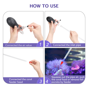 Changeur d'<span class=keywords><strong>eau</strong></span> d'<span class=keywords><strong>aquarium</strong></span> hygger, mangeoire à poissons et mangeoire à corail - Product Image 6