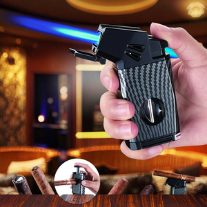 Đèn khò đa năng cao cấp DEBANG, có thể tùy chỉnh logo, phụ kiện xì gà, bật lửa chống gió, quà tặng - Product Image 4