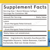 Julong OEM Capsules d'extrait de lutéine beauté, vitamines, protection de la rétine, capsules de lutéine et de zéaxanthine, gélules molles, compléments de lutéine