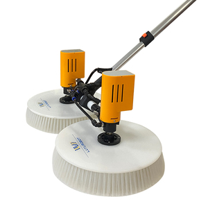 Brosse de nettoyage de panneaux solaires rotative à double disque LUYU LY-SR2, utilisation sèche et humide, équipement de nettoyage de panneaux photovoltaïques portatif en alliage d'aluminium - Product Image 6