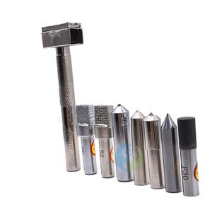 Dresser personnalisé <span class=keywords><strong>meule</strong></span> taille multiple particule unique triangulaire pointu poignée carrée commode à main diamant - Product Image 4