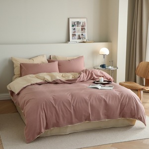 3 mảnh bộ đồ giường đặt Nữ Hoàng Vua Kích thước Comforter tinh khiết bedsheet Duvet cover bedding Set bộ đồ giường sang trọng - Product Image 1