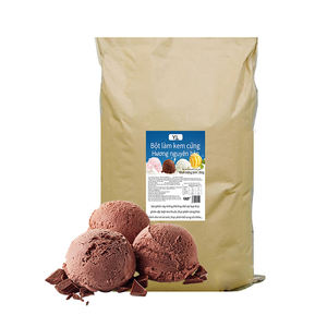 Poudre de mélange crème glacée et céréales sans produits laitiers à la myrtille 25 kg, texture lisse, durée de conservation 12 mois, pour machines à crème glacée et l'industrie alimentaire - Product Image 1