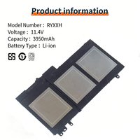 RYXXH Batterie D'ordinateur Portable pour Dell Latitude 11 3150 3160 12 5000 E5250 E5450 YD8XC 5TFCY VVXTW VY9ND Li-polymère Batterie Pour Ordinateur Portable