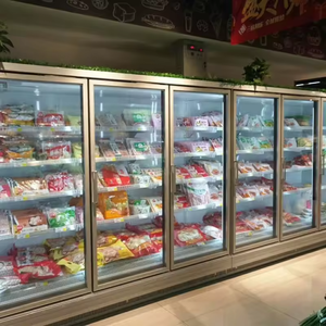 Vitrina de supermercado comercial Mostrador de exhibición de refrigerador Modo de refrigeración por aire Equipo esencial para una refrigeración eficiente - Product Image 3